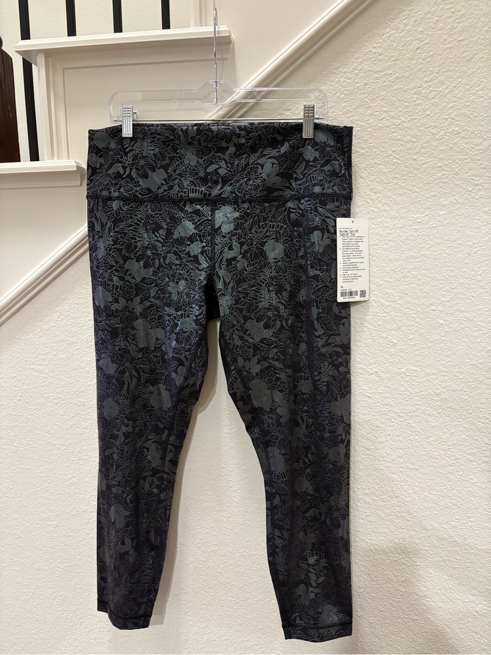 NWT Lululemon Wunder Train Foil Floral Tight